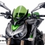 ชิวหน้า PUIG ทรงสูง สีเขียว FOR KAWASAKI Z1000