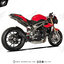 ท่อ HPcorse Hydrôform Slip on Black FOR Triumph Speed Triple 1050 16-20