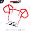 แคชบาร์ Motoskill Crash Bar สีดำ / สีแดง สำหรับ HONDA CRF 300 Rally