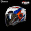 หมวกกันน็อค Real : HAVANA ROBOTECH WHITE/BLUE
