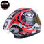 หมวกกันน็อคเต็มใบ หมวกันน็อค REAL Falcon Victory กระจกชั้นเดียว Single Visor สีดำ-แดง