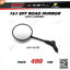 สินค้า DRC กระจกมองข้างทรงกลม 161 OFF Road Mirror ข้างซ้าย (10mm.)