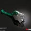 ก้านครัชพับได้ก้านเรียบ Bikers สีเขียว for Z250sl