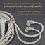 ขาย KZ Crystal สายอัพเกรดหูฟัง ทองแดงชุบเงินถัก คุณภาพสูง