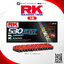 โซ่ RK แท้ 530GXW XW-Ring Chain NR530GXW-120L (สีแดง Neon) สำหรับรถมอเตอร์ไซค์ 750-1400cc