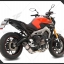 ท่อมอเตอร์ไซค์ MIVV FOR YAMAHA MT-09 OVAL TITAN CARBON CAP ท่อแต่ง ท่อสูตร ท่อบิ๊กไบค์ ท่อBigbike ท่อไอเสีย