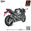 ท่อแต่ง Akrapovic Slip on Carbon Logo Aluminium Limited คองอ CaT : for Kawasaki ZX10R 2016-2020 / ZX10RR New 2018-2020!!!