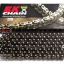 โซ่ EK CHAIN 525 X-RING สีดำหมุดทอง