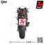 ท่อแต่ง Akrapovic Racing GP ปลายดาบ No Servo : for Yamaha R6 2017-2020 All new!!
