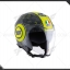 หมวกกันน็อค AGV FLUID IBISCUS GUNMETAL-YELLOW