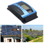เครื่องควบคุมการชาร์จแบตเตอรี่ด้วยโซล่าเซล/100A MPPT Solar Charge Controller Dual USB LCD Display Auto Solar Cell Panel Charger Regulator