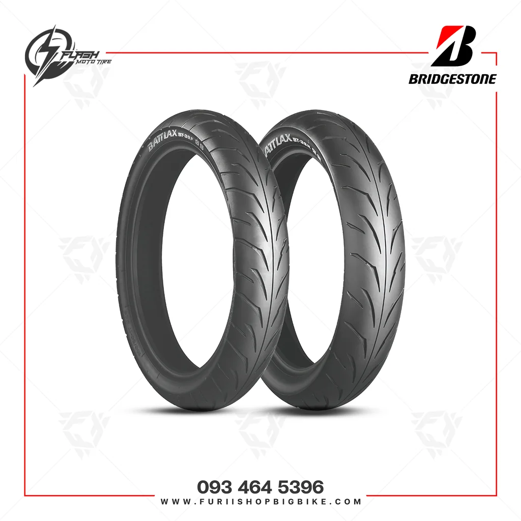 ยางมอเตอร์ไซค์ Bridgestone Battlax BT-39 : F 110/70-17 + R 140/70