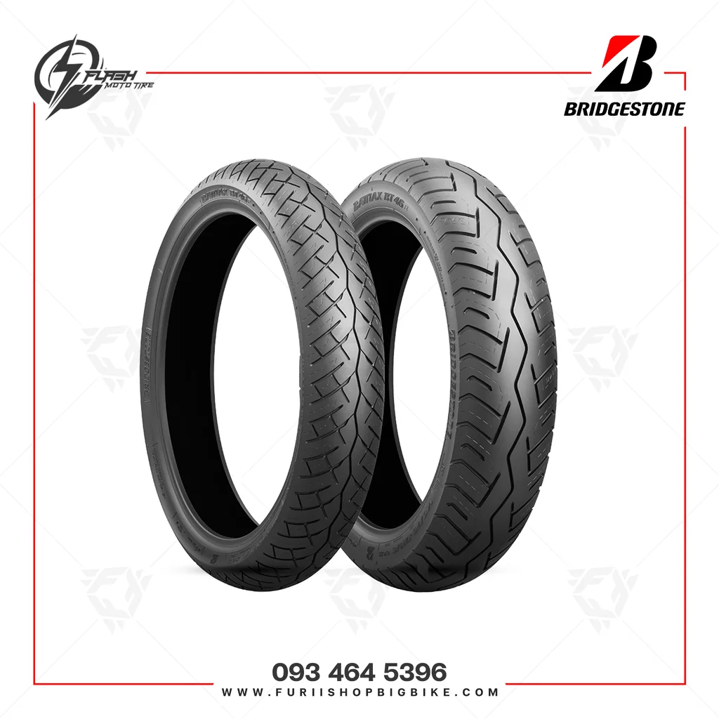 ยาง BRIDGESTONE Battlax BT46 : R 110/90-18 61H - ร้าน Furii shop
