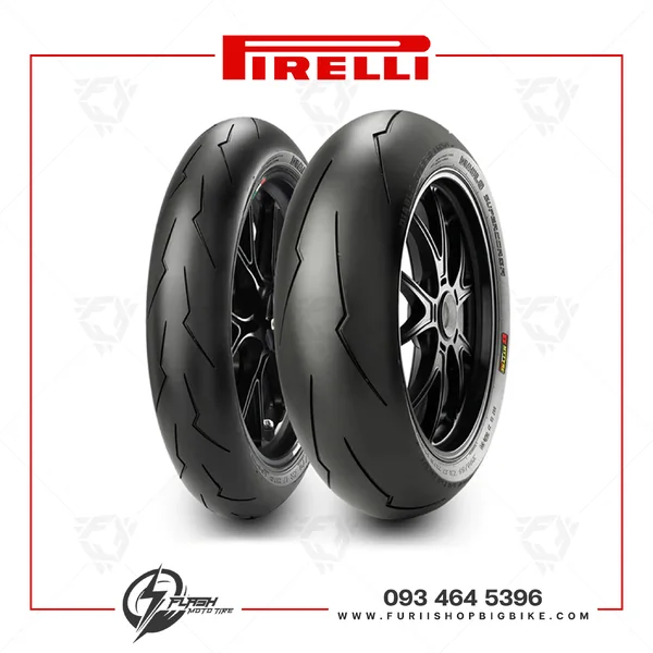 ยางมอเตอร์ไซค์ Pirelli Diablo Supercorsa SP V3 : F 120/70ZR17 + R