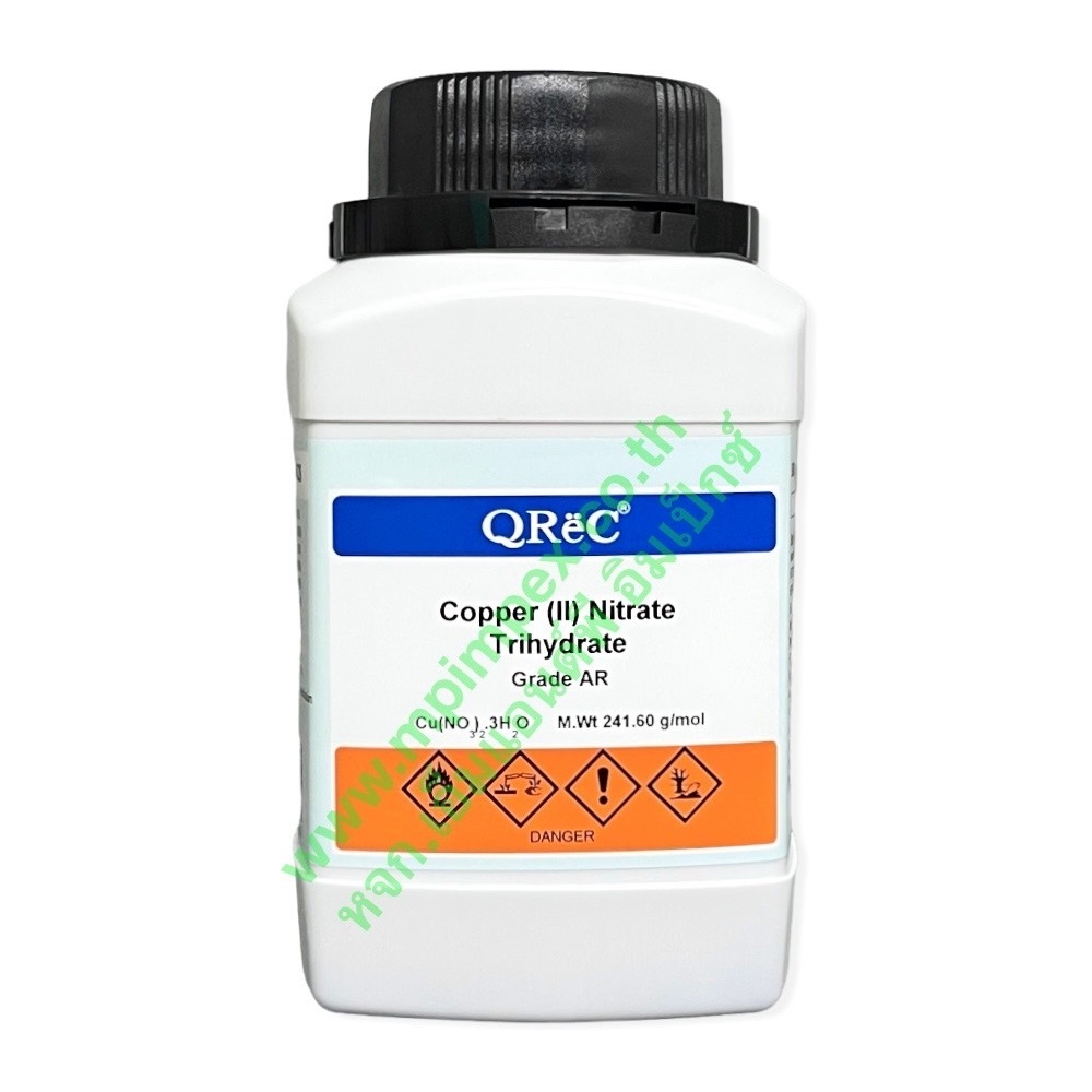 Q RëC™ COPPER (II) NITRATE TRIHYDRATE 99.5 (AR), 500 กรัม M&P IMPEX