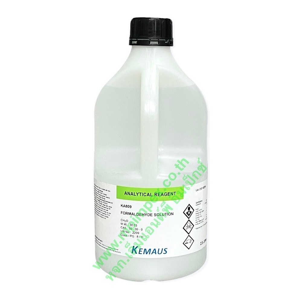 KemAus™ FORMALDEHYDE SOLUTION 36.538.0, 2.5 ลิตร M&P IMPEX นำเข้า