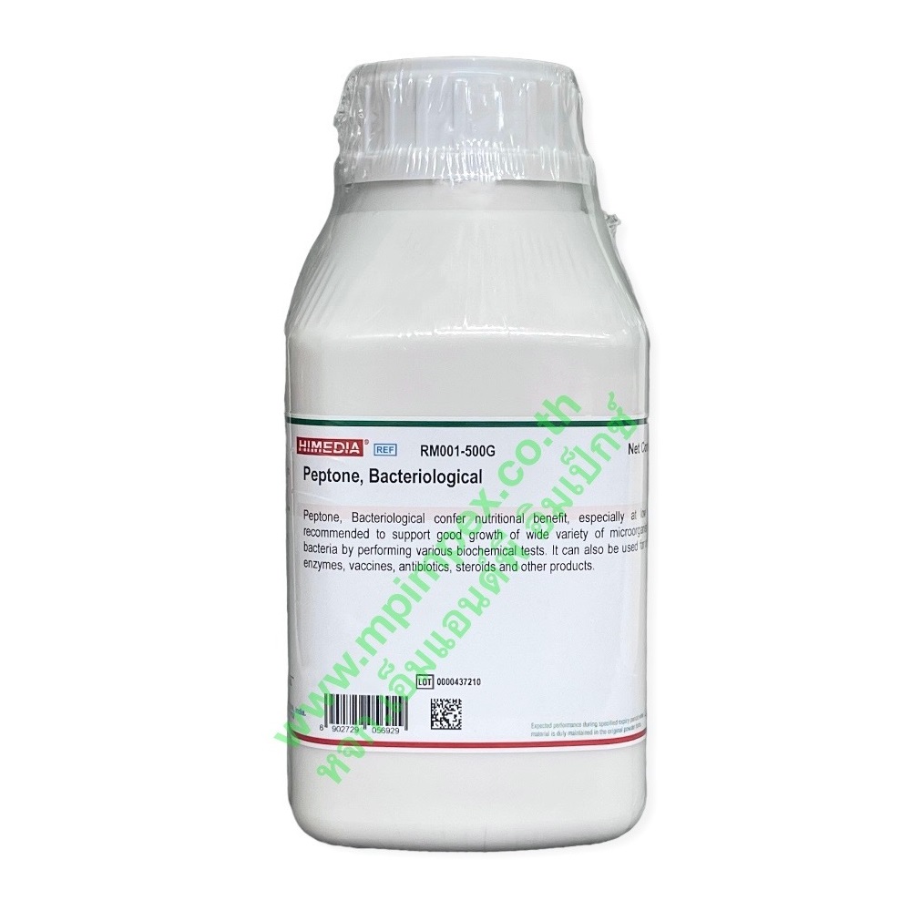 Himedia™ PEPTONE BACTERIOLOGICAL, 500 กรัม M&P IMPEX นำเข้าและจำหน่าย