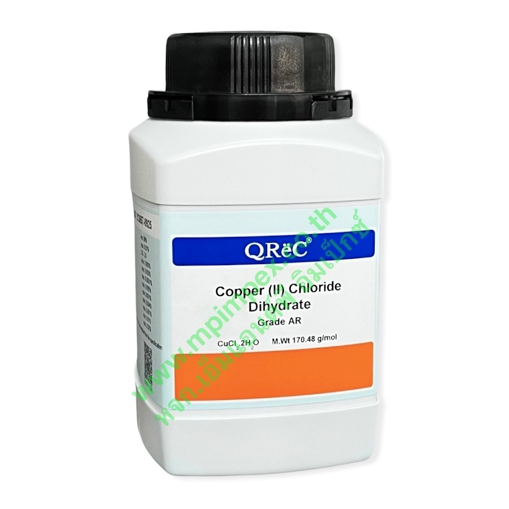 Q RëC™ COPPER (II) CHLORIDE DIHYDRATE 99 (AR), 500 กรัม M&P IMPEX